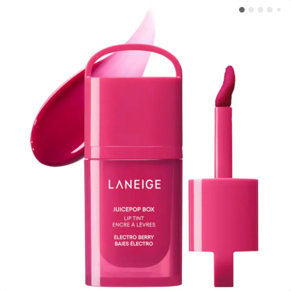 LANEIGE JuicePop Box Hydrating & Lightweight Oil Lip Tint | Electro Berry | NEW
